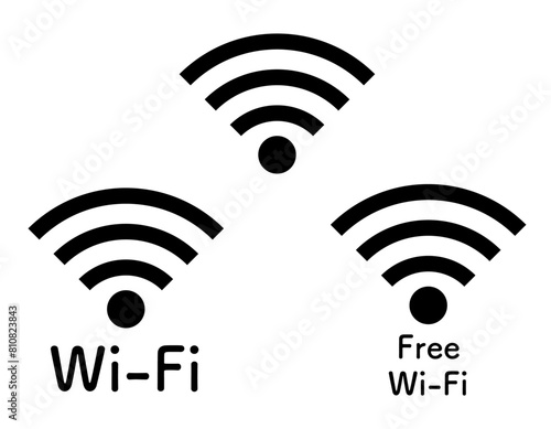 Wi-Fi　アイコン素材セット