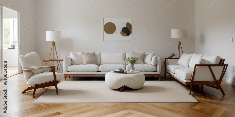 Obraz premium INTERIOR OF MINIMAL STYLE 