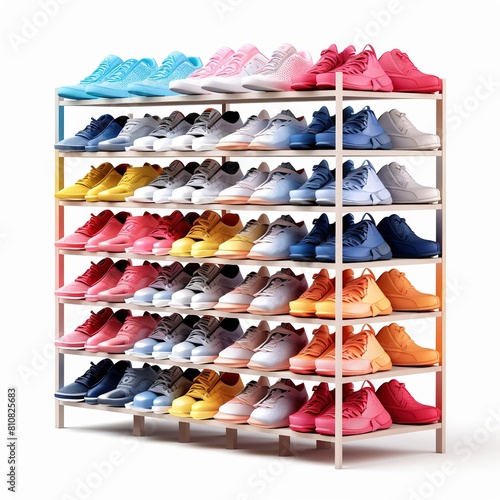 Shoe rack powderblue