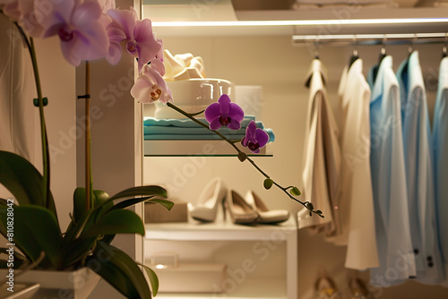 Chic Retreat: Modern Dressing Room Oasis
Style Haven: Clothes, Shoes, and Orchids Galore
Elegance Unveiled Stylish Sanctuary for Fashionistas
Boutique Bliss Orchids Adorn Fashionable Domain