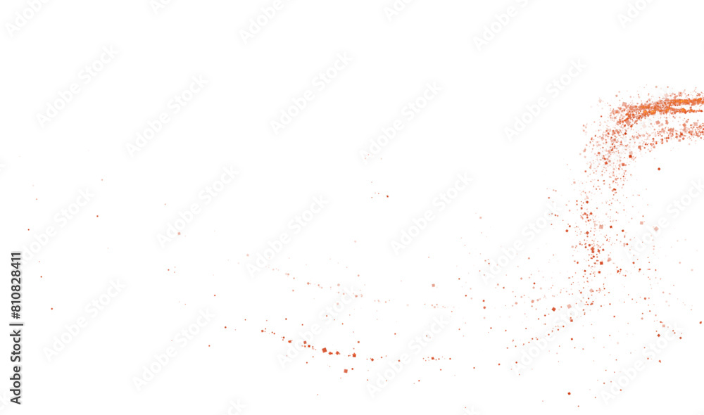 The vector illustration depicts a dynamic splatter of chili powder, dried pepper, spicy paprika, and other seasonings. Png.
The vector illustration depicts a dynamic splatter of chili powder, dried pepper, spicy paprika, and other seasonings. Png.