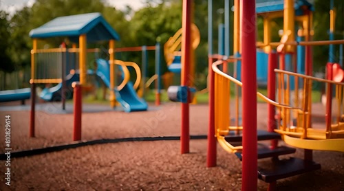Wallpaper Mural playground in the park for the children to play Torontodigital.ca