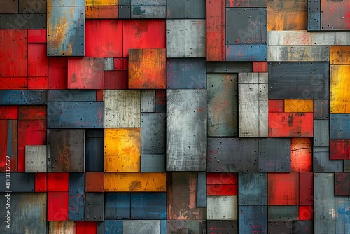 Abstraction Fusion: An Engaging Digital Collage of Enigmatic Images and Distinct Textures