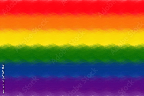 Colorful LGBTQ+ Flag Background