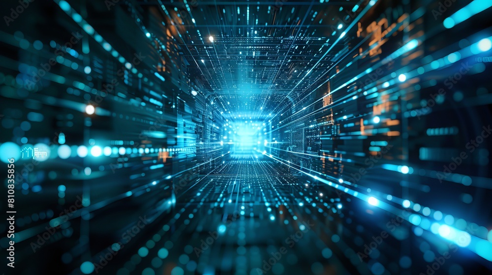 Fototapeta premium background with code