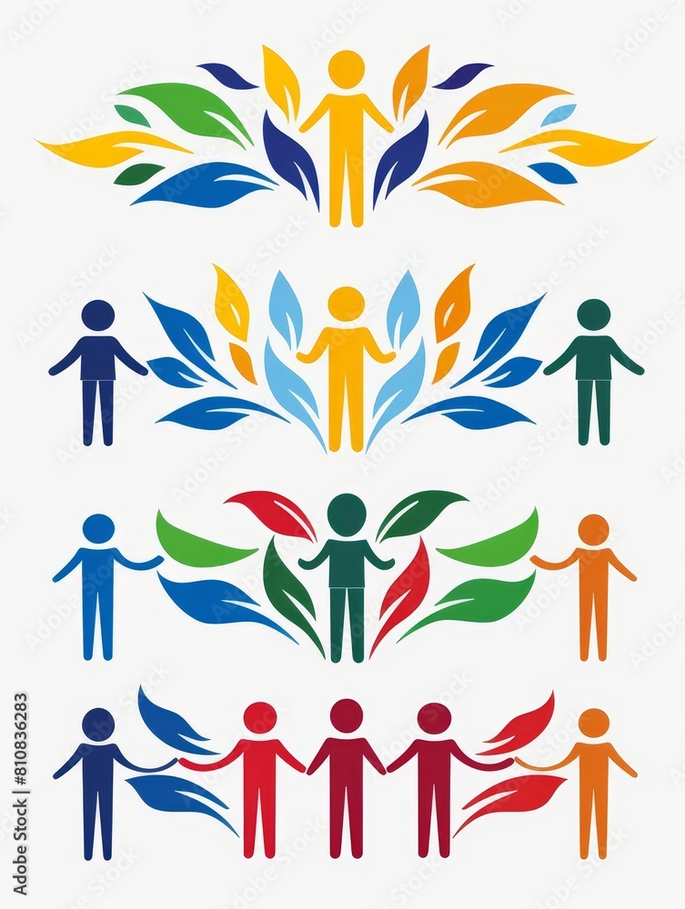 Abstract People symbol Abstract People symbol