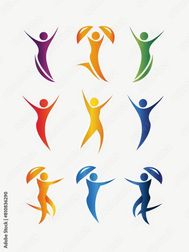 Abstract People symbol Abstract People symbol