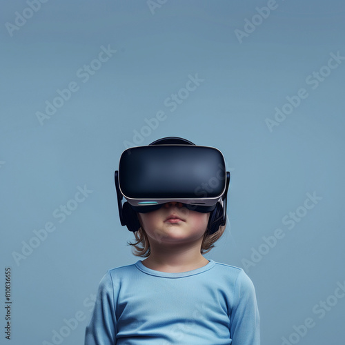 Child wearing VR headset © Sanvean