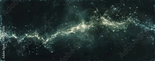 Celestial Connections: US Enveloped by an Interconnected Satellite photo