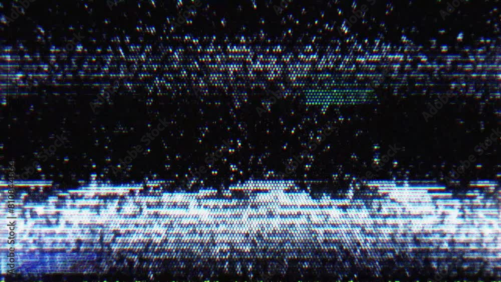 Analog Static Noise texture overlay. Horizontal stripes offset . No signal white noise artifacts. VHS Glitch. Bad TV signal. CRT transitions. Scan lines interference. Distorted VCR