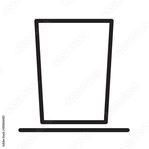 Glass Line Icon