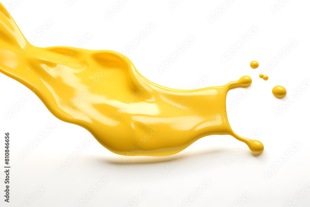 Close up Melting yellow cheese with splash isolated on white background Close up Melting yellow cheese with splash isolated on white background