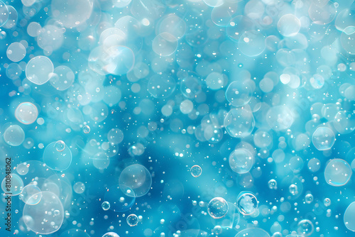 underwater blue background with bubbles
