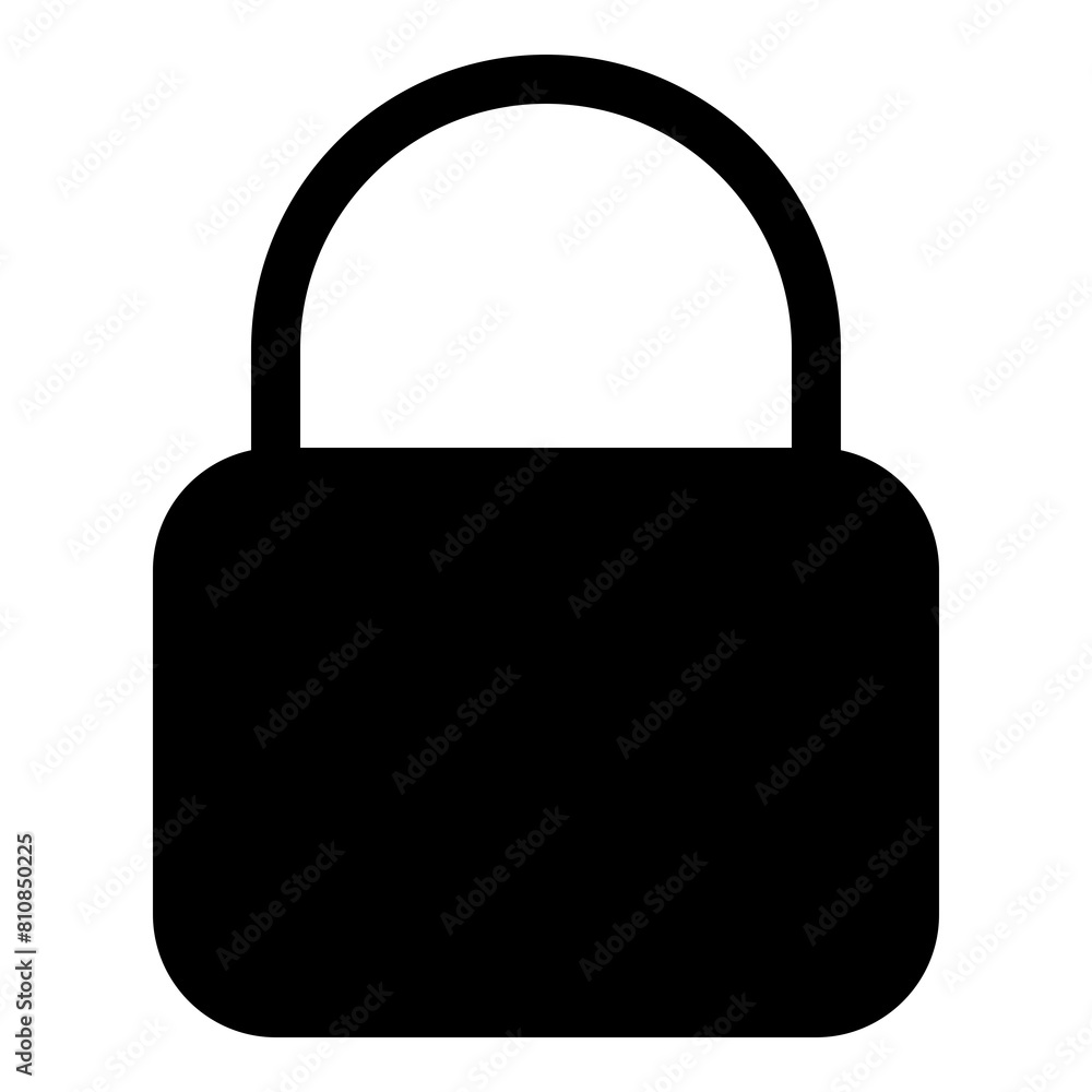 Padlock icon for privacy, safety and security Padlock icon for privacy, safety and security