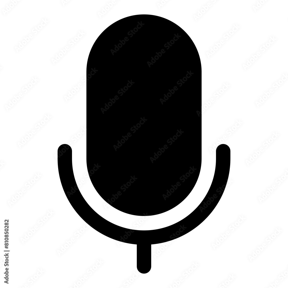 Mic icon for audio, entertainment and communication Mic icon for audio, entertainment and communication