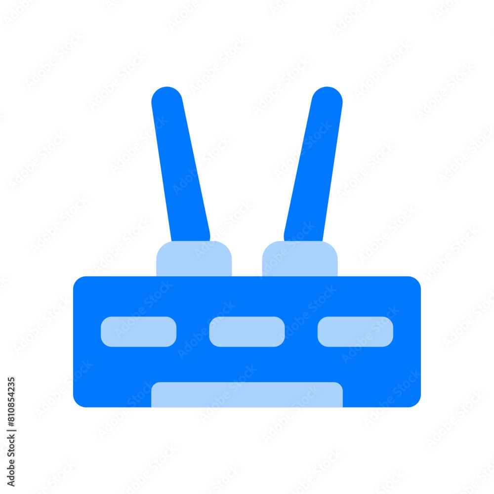 Wifi Router Blue Flat Wifi Router Blue Flat