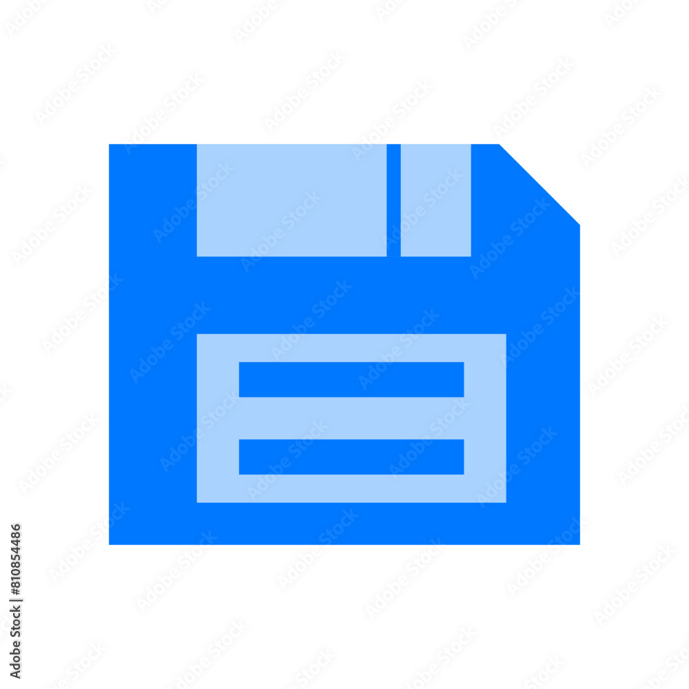 Floppy Disk Blue Flat Floppy Disk Blue Flat