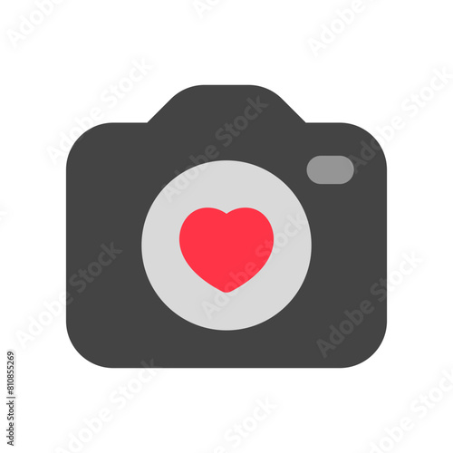 Editable wedding photography vector icon. Wedding, valentine, love, celebration. Part of a big icon set family. Perfect for web and app interfaces, presentations, infographics, etc