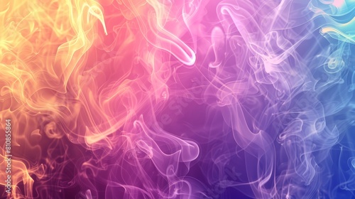 Modern colorful background with transparent smoke...
