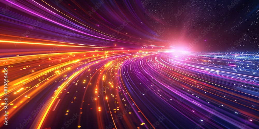 Vibrant abstract tech background in shades of purple and orange. Vibrant abstract tech background in shades of purple and orange.