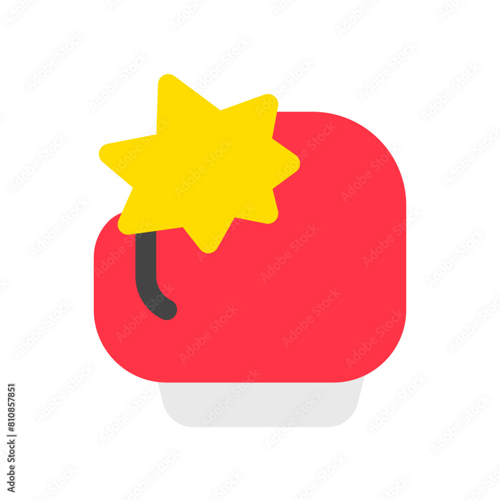 Editable fighting game, boxing glove vector icon. Video game, game elements. Part of a big icon set family. Perfect for web and app interfaces, presentations, infographics, etc