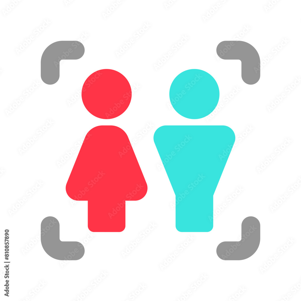 Editable life simulation game, people, couple vector icon. Video game, game elements. Part of a big icon set family. Perfect for web and app interfaces, presentations, infographics, etc Editable life simulation game, people, couple vector icon. Video game, game elements. Part of a big icon set family. Perfect for web and app interfaces, presentations, infographics, etc