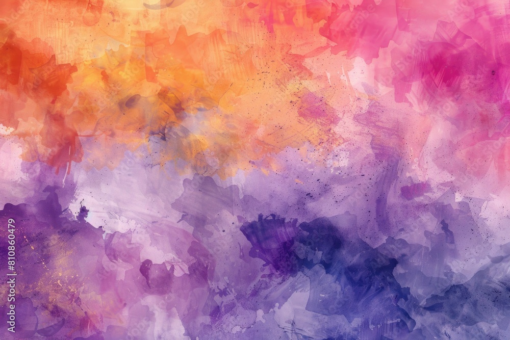Vibrant painting of a sky with clouds, perfect for background use Vibrant painting of a sky with clouds, perfect for background use