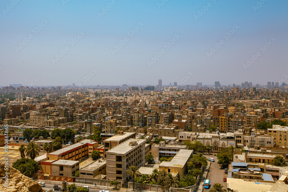 Obraz premium View of the city of Cairo