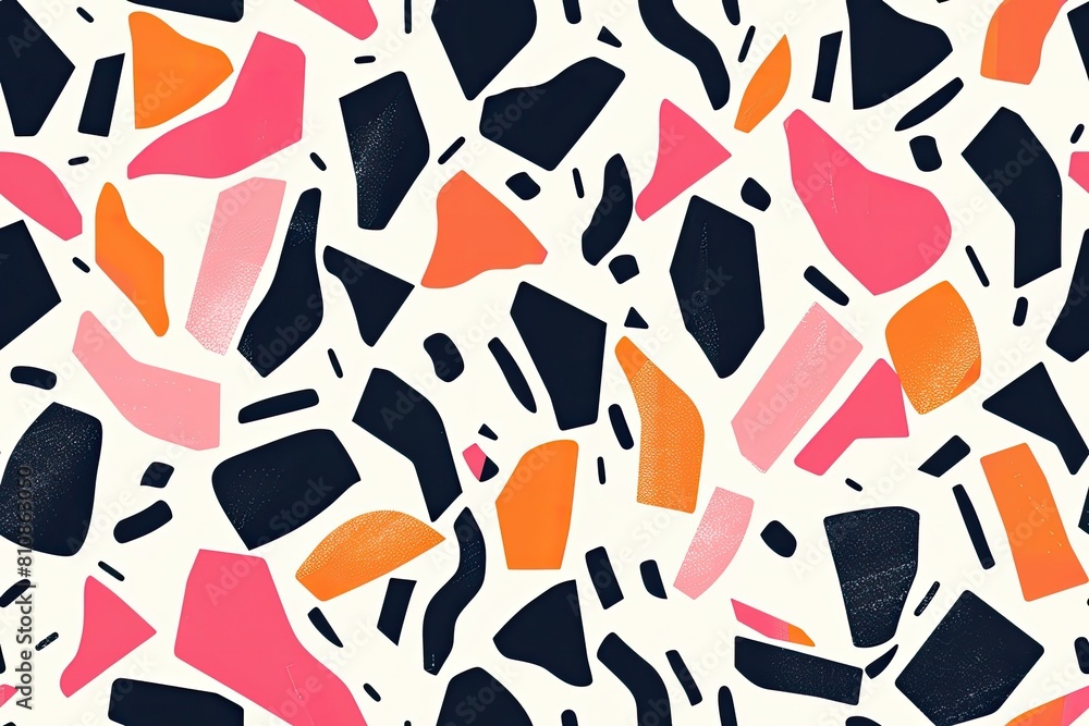 Inspired by the vibrant and eclectic fashion of the 1980s, the seamless ...