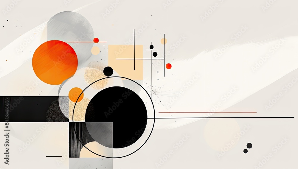Obraz premium Circular Flow: Abstract Background with Overlapping Concentric Circles