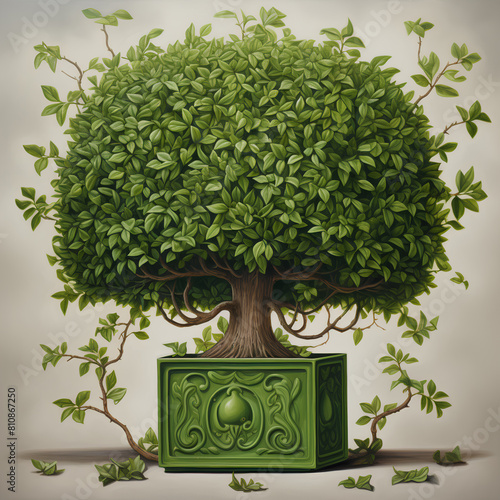 Ornate Planter Tree