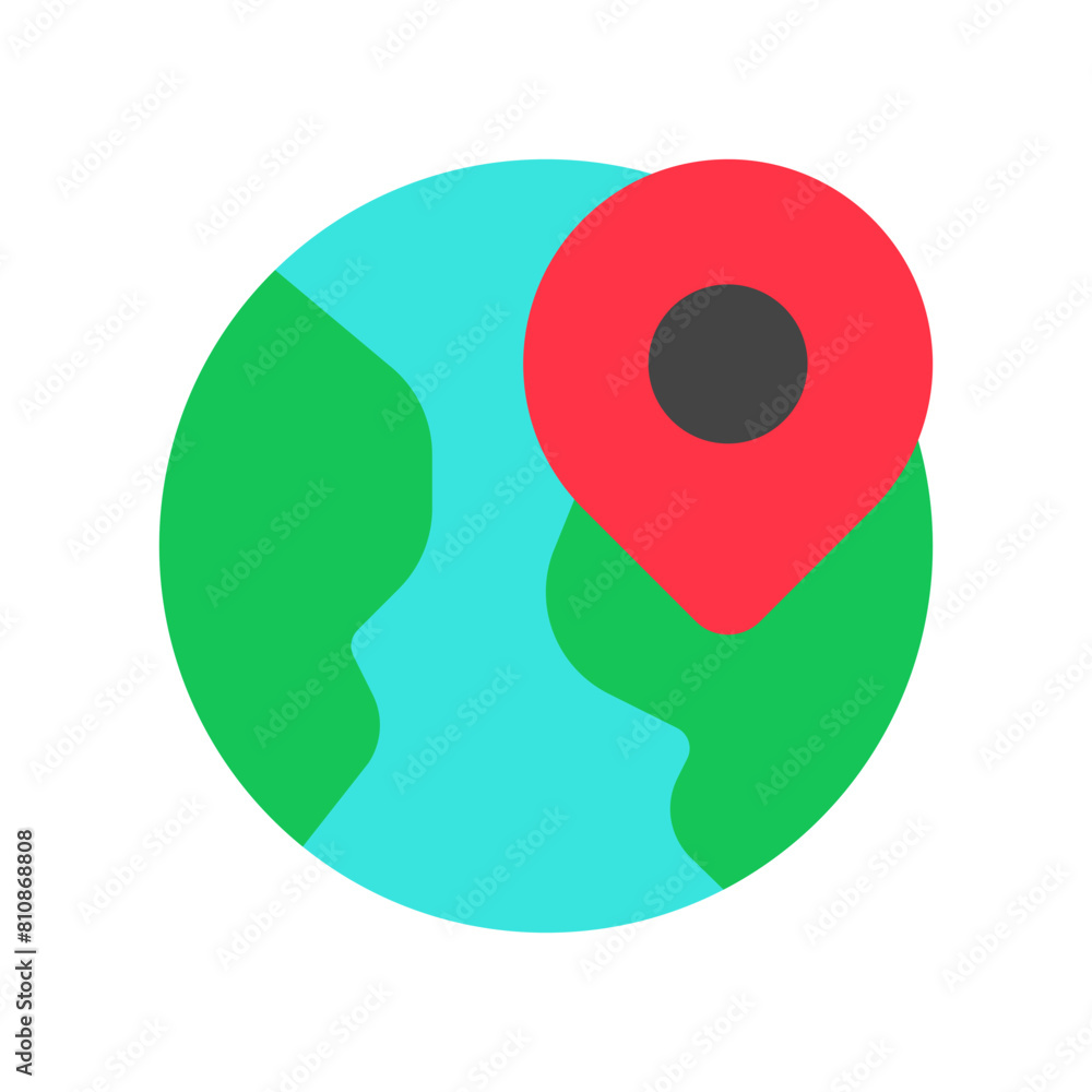 Editable globe, location, satellite map vector icon. Map, location, navigation. Part of a big icon set family. Perfect for web and app interfaces, presentations, infographics, etc Editable globe, location, satellite map vector icon. Map, location, navigation. Part of a big icon set family. Perfect for web and app interfaces, presentations, infographics, etc