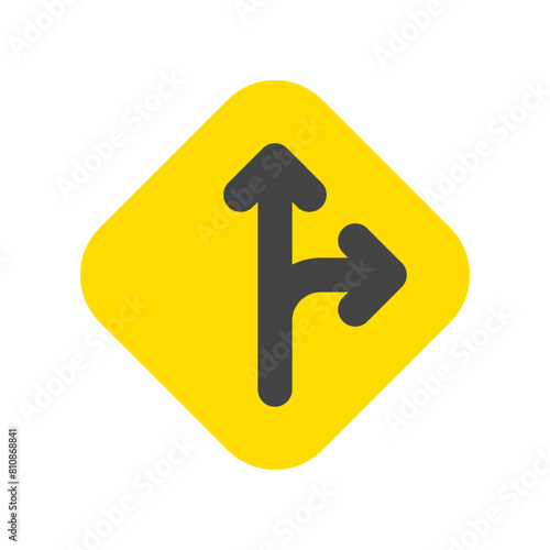 Editable road sign vector icon. Map, location, navigation. Part of a big icon set family. Perfect for web and app interfaces, presentations, infographics, etc