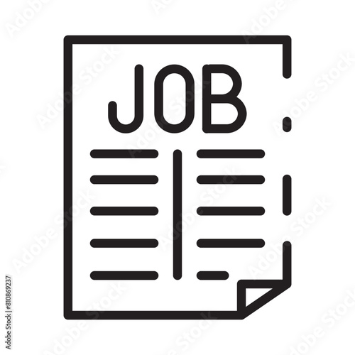 Applying Job Work Line Icon