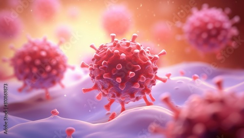 Cancer Cell Initiates Attack on Vulnerable Healthy Cell