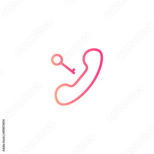 telephone gradient icon