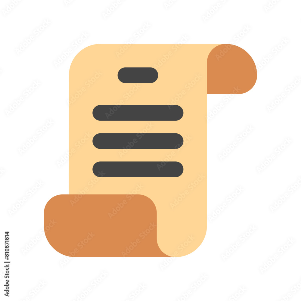 Editable scroll, script, literature vector icon. Part of a big icon set family. Perfect for web and app interfaces, presentations, infographics, etc Editable scroll, script, literature vector icon. Part of a big icon set family. Perfect for web and app interfaces, presentations, infographics, etc
