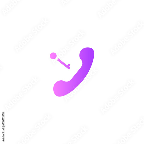 telephone gradient icon