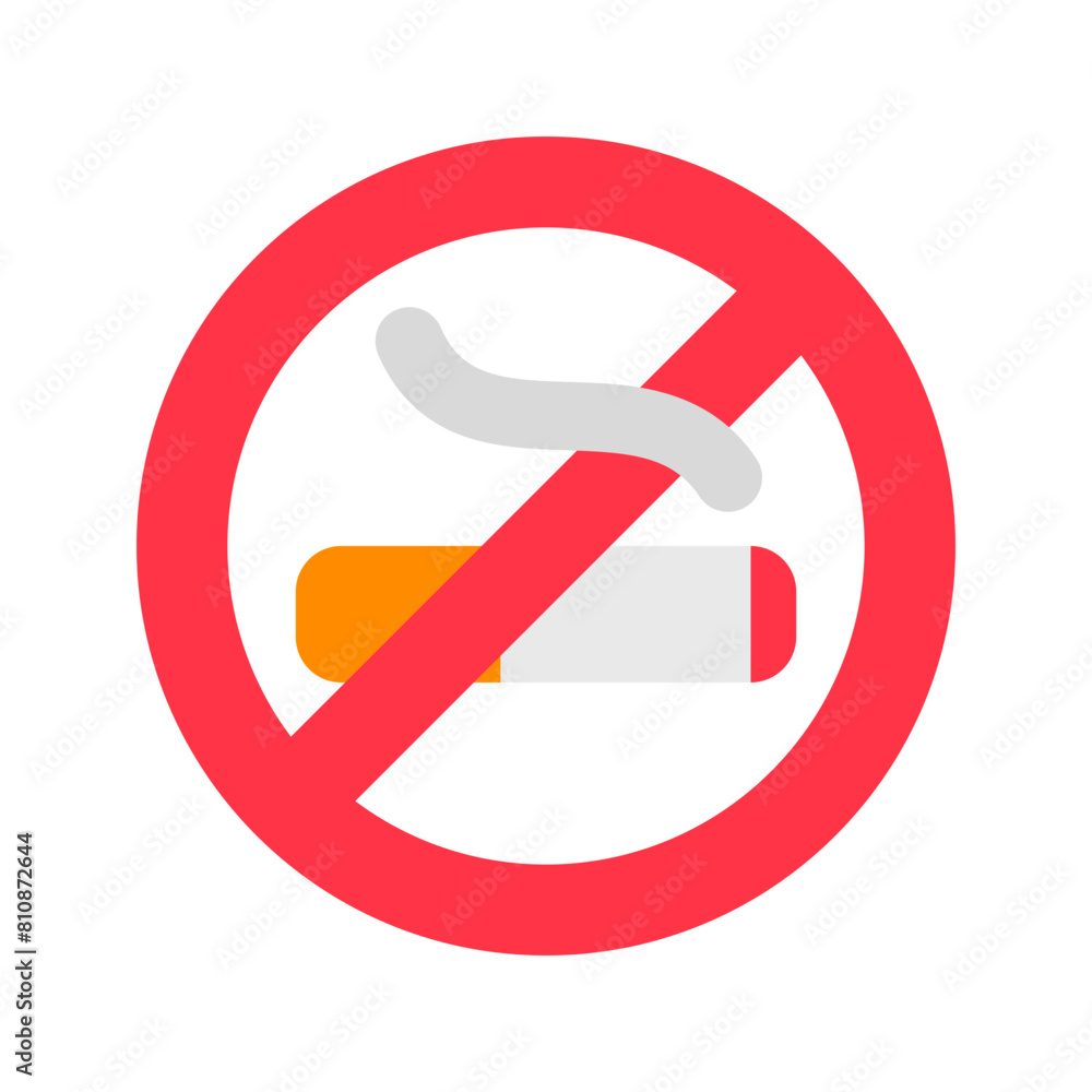 Editable no smoking sign vector icon. Part of a big icon set family. Perfect for web and app interfaces, presentations, infographics, etc Editable no smoking sign vector icon. Part of a big icon set family. Perfect for web and app interfaces, presentations, infographics, etc