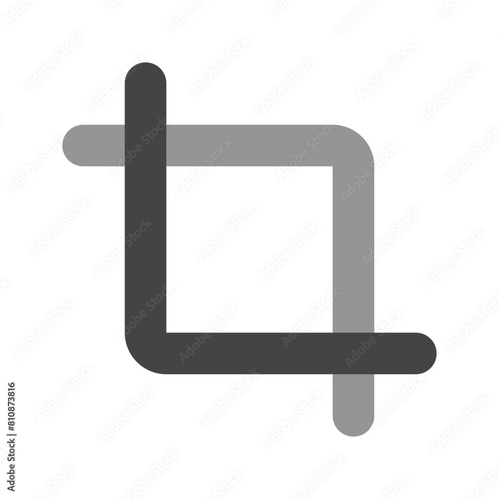 Editable crop tool vector icon. Part of a big icon set family. Perfect for web and app interfaces, presentations, infographics, etc Editable crop tool vector icon. Part of a big icon set family. Perfect for web and app interfaces, presentations, infographics, etc