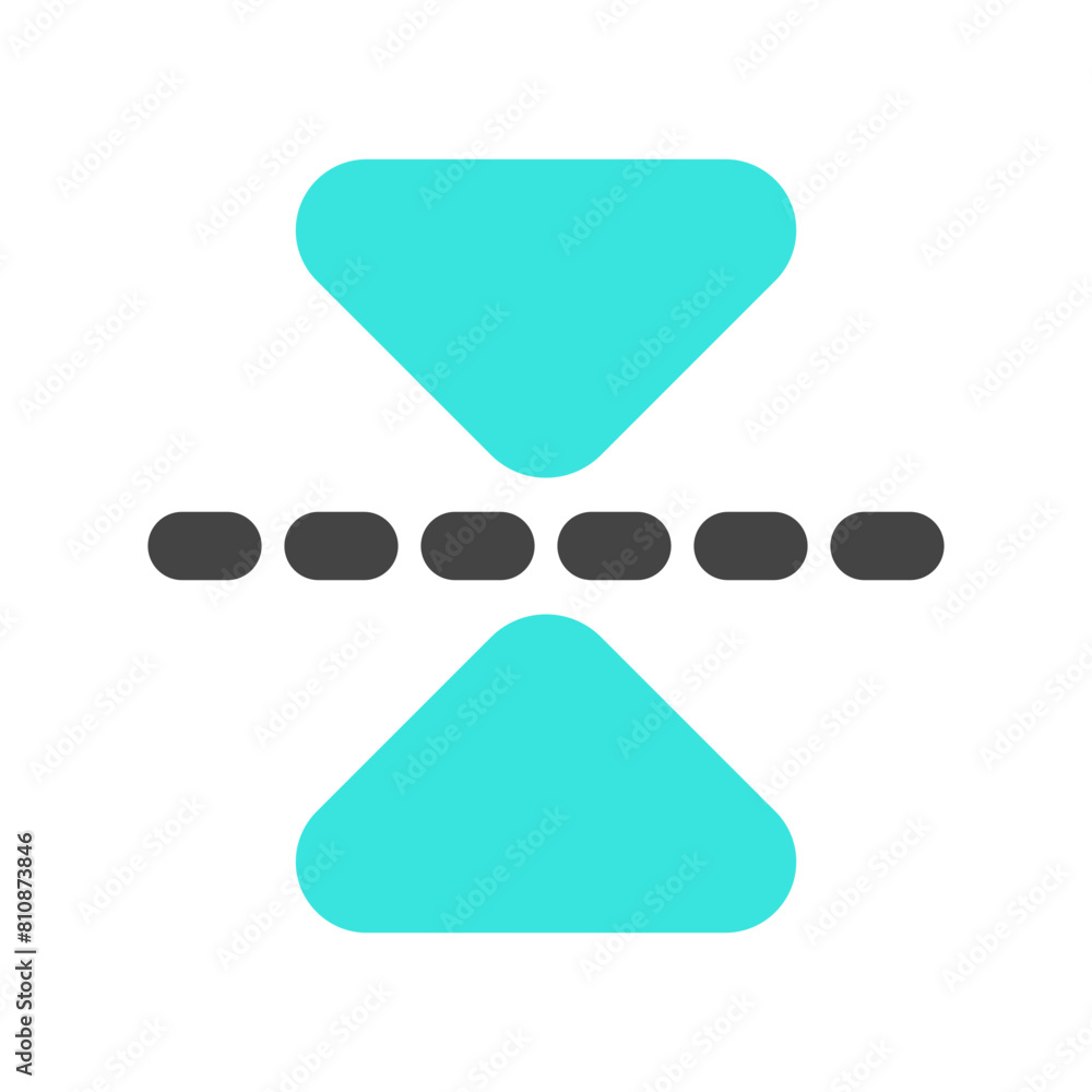 Editable flip vertical vector icon. Part of a big icon set family. Perfect for web and app interfaces, presentations, infographics, etc Editable flip vertical vector icon. Part of a big icon set family. Perfect for web and app interfaces, presentations, infographics, etc