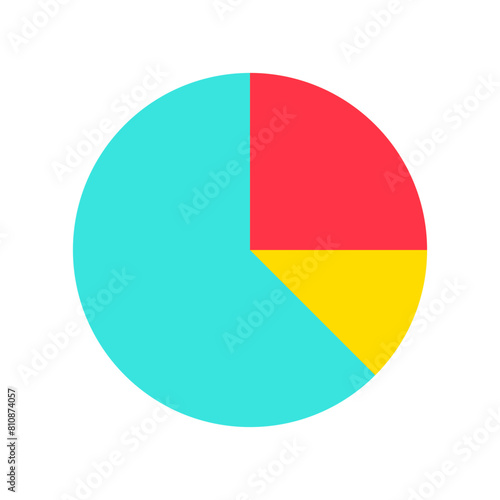 Free Download Editable pie chart  vector icon. Part of a big icon set family. Perfect for web and app interfaces, presentations, infographics, etc - GFXLoad