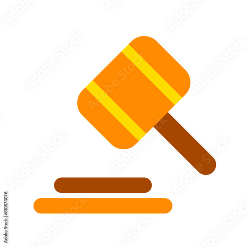 Editable gavel, law, hammer, auction vector icon. Part of a big icon set family. Perfect for web and app interfaces, presentations, infographics, etc