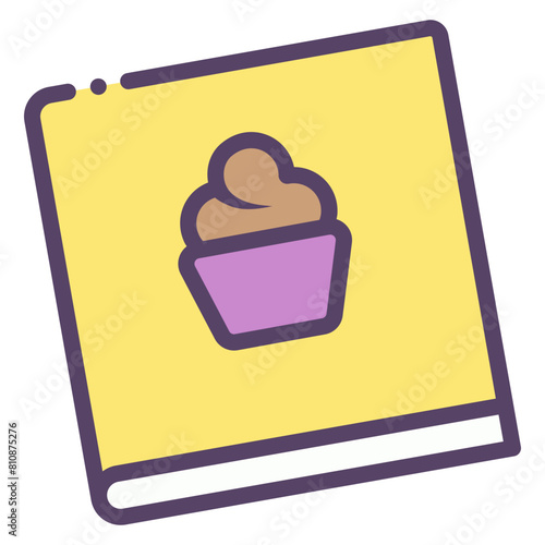food recipe book icon