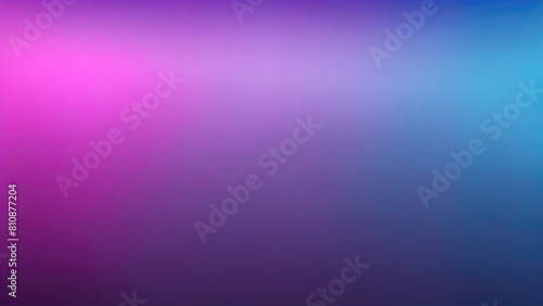 Blurred color gradient Black, pink and blue grainy color gradient background