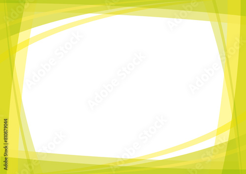 曲線で囲んだ背景フレーム