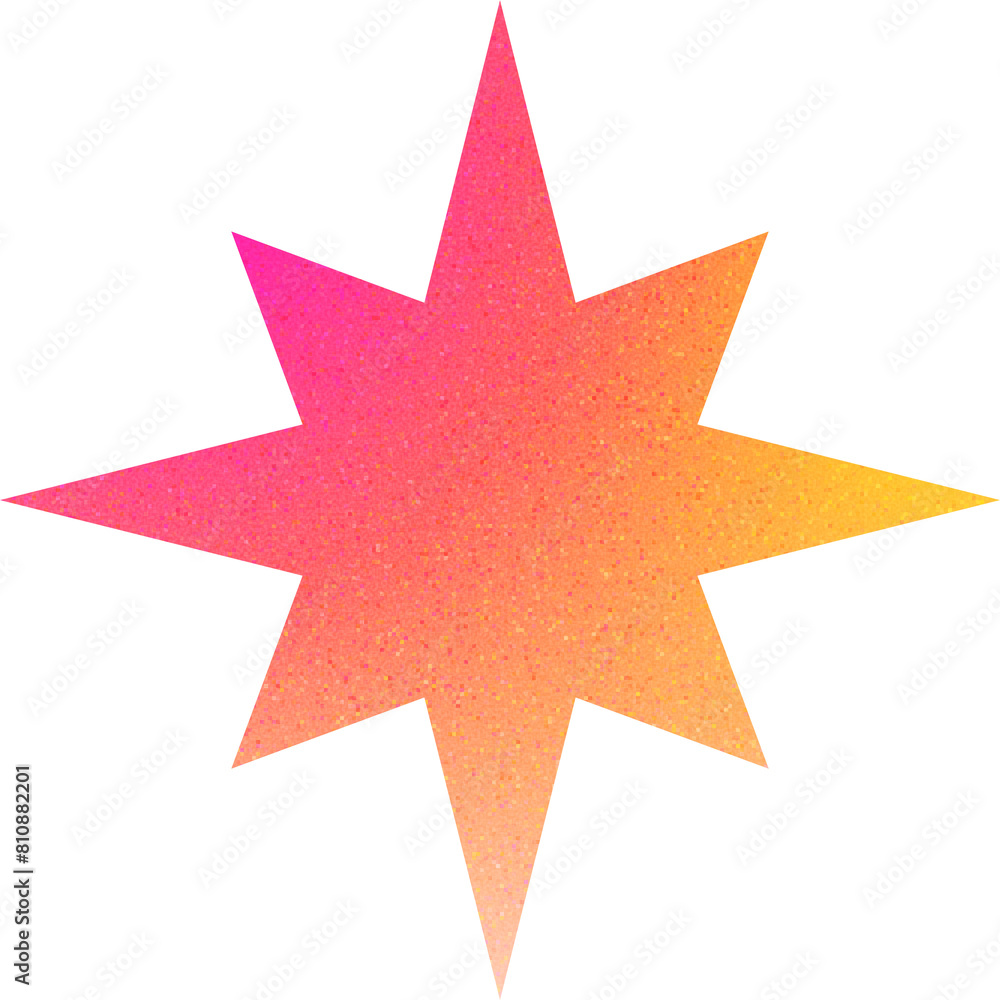 Cool Shape Jagged Starburst Sharp Edged Bright Gradient with Noise Effect Cool Shape Jagged Starburst Sharp Edged Bright Gradient with Noise Effect