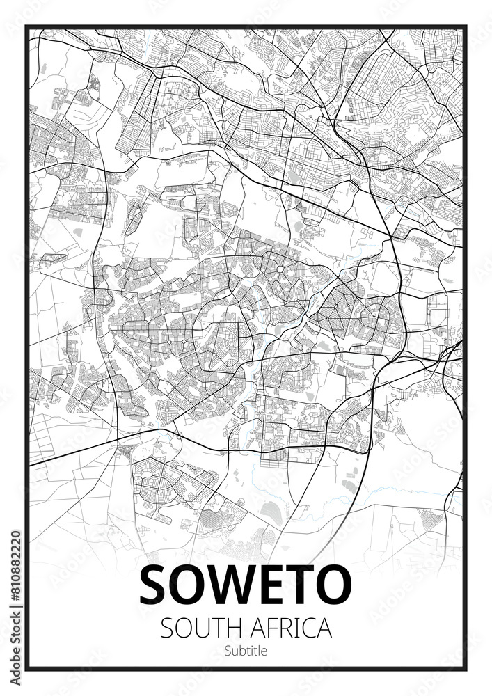 Fototapeta premium Soweto, Afrique du sud