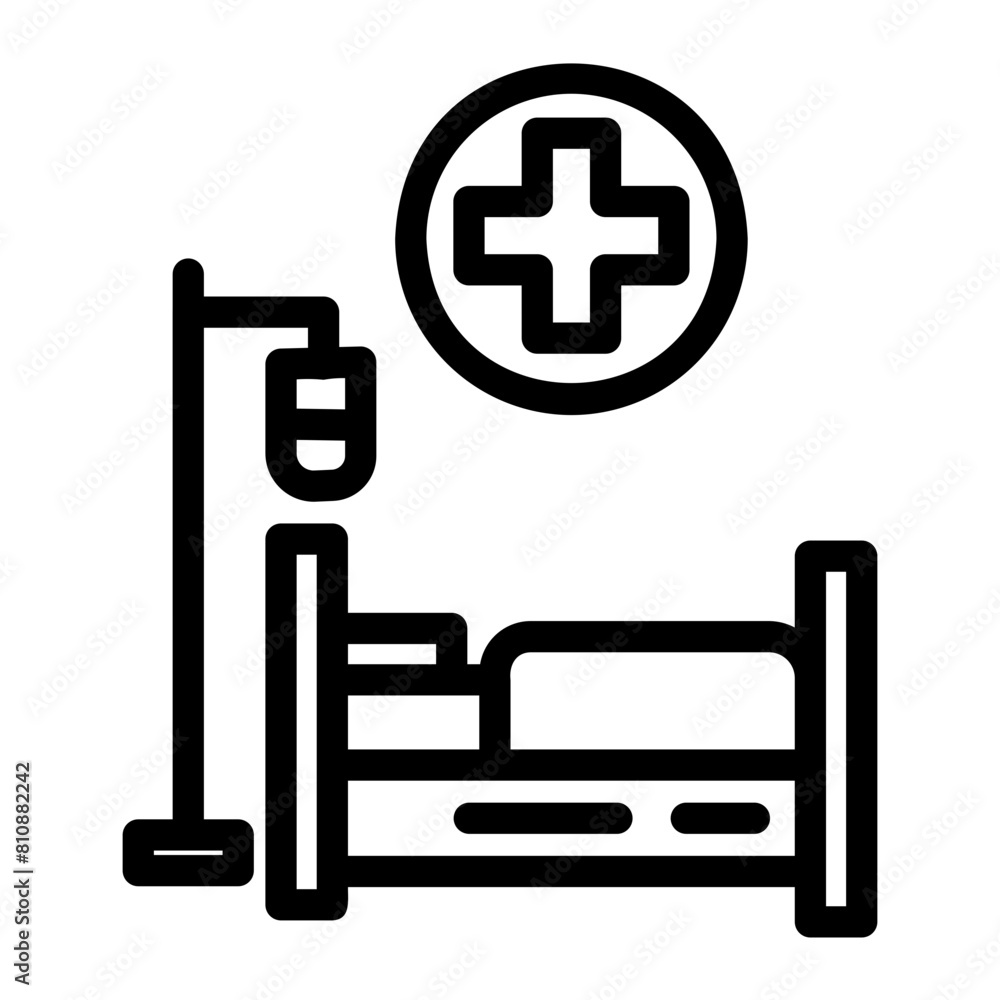 Obraz premium hospital bed