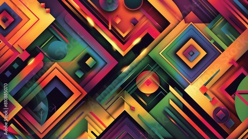 Bewitching abstract colorful scenes for product reveals